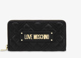 Portafogli Love Moschino donna zip around trapuntato