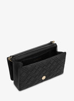 Borsa Love Moschino clutch shiny quilted